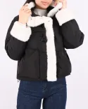 کاپشن خزدار L00240 - 3