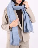 شال پاییزه لبه ریش S00793 - 1