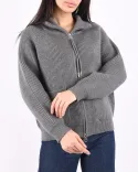 ژاکت زیپ دار L00241