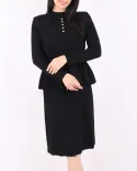 پیراهن بافت دوتیکه L00228 - 6