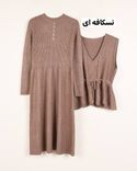 پیراهن بافت دوتیکه L00228 - 9