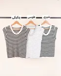 بافت استین کوتاه شاینی L0012 - 2