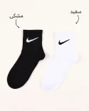 جوراب نایک نیم ساق 000828 - 2