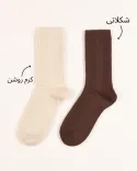 جوراب بافت ساقدار 000815 - 1