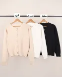 ژاکت دکمه طلایی L00264 - 10