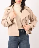 ترنچ کت L00309 - 5