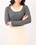 بافت یقه گیپور L00237 - 1