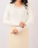 بافت یقه گیپور L00237 - 4