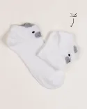 جوراب مچی سفید 000904