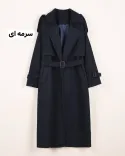 پالتو فوتر بلند ژیله دار L00313 - 3