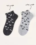 جوراب مچی پلنگی 000907 - 2