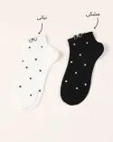 جوراب مچی خالخالی 000910 - 2