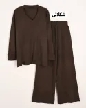 ست بلوز شلوار بافت P0071 - 10