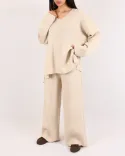 ست بلوز شلوار بافت P0071 - 4