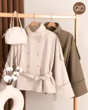 ترنچ کت برشکا L00318 - 26