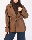 ترنچ کت سانتانا L00314 - 3