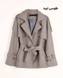 ترنچ کت سانتانا L00314 - 8