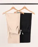 شلوار نیم بگ مخمل L00326 - 10