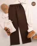 شلوار بگ گت دار L00365 - 11