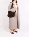 پالتو بلند تک دکمه P0087 - 8