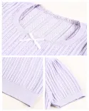 بلوز بافت استین کوتاه L00394 - 15