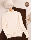 بلوز بافت یقه چین L00404 - 6