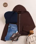 سوییشرت رنگی L00411 - 8