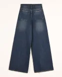 شلوار جین فول بگ P00100 - 6