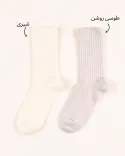 جوراب ساقدار 000807 - 2