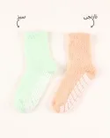 جوراب بوکله رنگی 000968 - 1