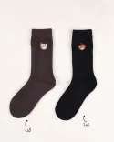 جوراب گلدوزی ساقدار 000801 - 2