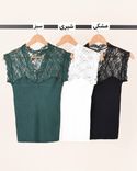 تاپ یقه گیپوری L00434 - 3