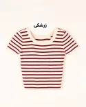 بافت آستین کوتاه L00448 - 5