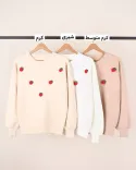 پلیور توت فرنگی L00471 - 4