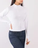 کراپ جلو زیپی کش بافت L00504 - 5