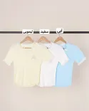 بافت آستین کوتاه L00437 - 5