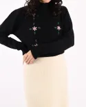 بافت جلو گلدوزی L00150 - 1