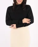 بلوز بافت نگینی L00406 - 3