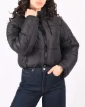 کاپشن کوتاه کلاهدار L00369 - 2