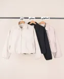 کت فوتر کوتاه جلو زیپ P0043 - 4