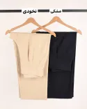 شلوار واید لینن C00637 - 1