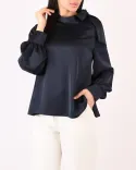 شومیز یقه گره W0025 - 17