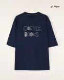 تیشرت Coffee Books W0014 - 17