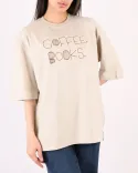 تیشرت Coffee Books W0014 - 4
