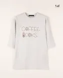 تیشرت Coffee Books W0014 - 8