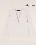 کت کراپ جلو جیب W0029 - 11