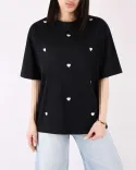 تیشرت قلب قلبی W0076 - 3