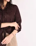 شومیز یقه شکاری G0030 - 2