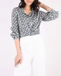 شومیز طرحدار G0029 - 2