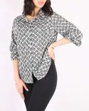 شومیز طرحدار G0029 - 5